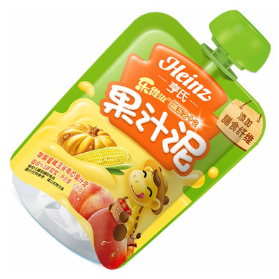 亨氏蔬乐2+2苹果蜜桃玉米南瓜 120g/袋