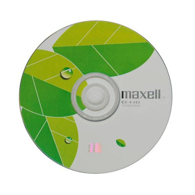 麦克赛尔（Maxell） 刻录盘 花叶系列 CD-R 50片装
