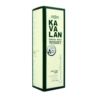台湾地区进口 金车噶玛兰/KAVALAN 单一纯麦威士忌（波特桶）50ml/瓶