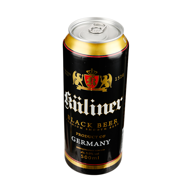 德国进口 古立特 黑啤酒 500ml/罐