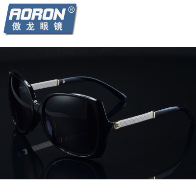 傲龙（aoron） 新款  渐变镜片眼镜 亚洲版女款 时尚防紫外线墨镜 驾驶镜