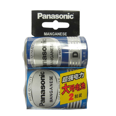 Panasonic/松下碳性大号电池2粒装1.5V R20NU/2SC