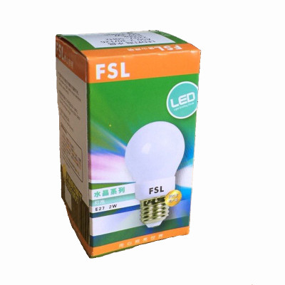 FSL 水晶系列LED灯泡 2W E27