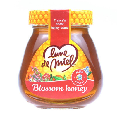 法国进口 蜜月 金黄蜂蜜 375g/瓶