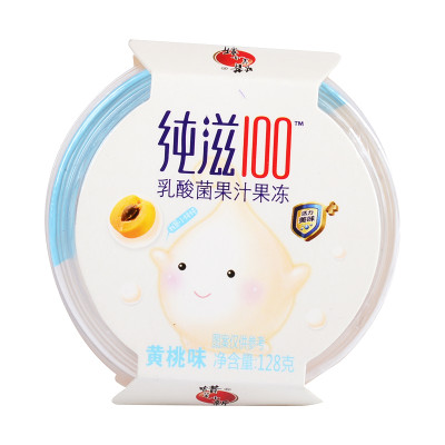 蜡笔小新乳酸菌果汁果冻(黄桃味)128克/杯