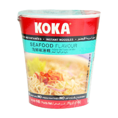 新加坡进口 KOKA可口海鲜快熟面 70g/杯
