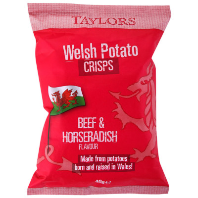 Welsh 哈得斯薯片-芥末牛肉味 40g/袋