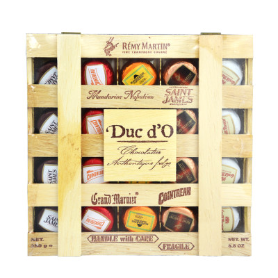 比利时进口 迪克多 木盒酒心巧克力 250g/盒