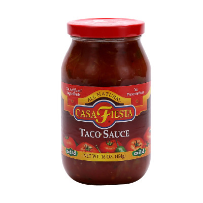 美国进口卡萨 墨西哥玉米面卷调味酱(淡味) Mild Taco Sauces 454g