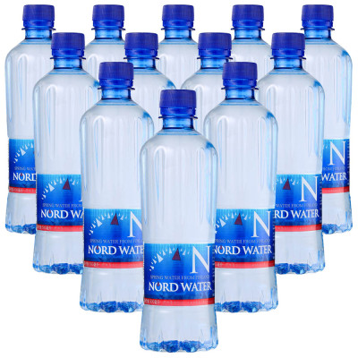 芬兰进口 诺德 天然饮用水 500ml*12瓶/箱