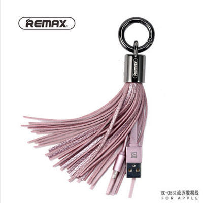睿量REMAX 流苏线 RC-053i 数据线 For Apple USB 金色
