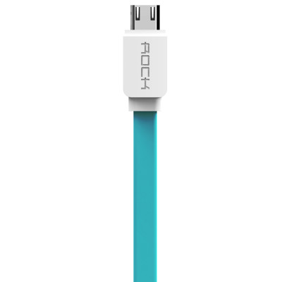 洛克（ROCK） USB数据线 安卓手机充电线 适用于安卓手机 1米 蓝色