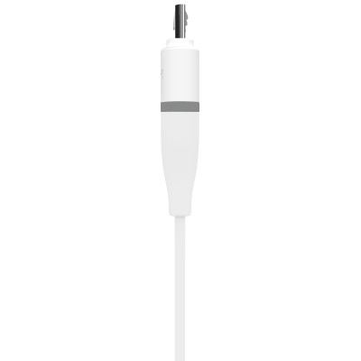 洛克（ROCK） USB数据线 智能断电发光充电线 适用于安卓手机 1米 白色