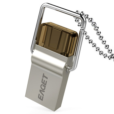 忆捷（EAGET） CU10 OTG 64G(USB3.0+Type-C 3.1双接口) 高速全金属手机U盘电脑通用