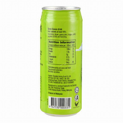 马来西亚进口 乐卡斯 番石榴汁饮料  500ml/罐