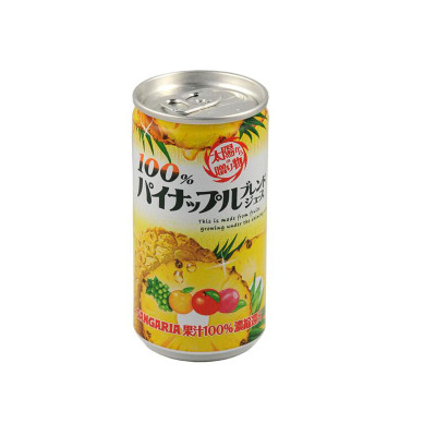 日本进口 三佳利 菠萝汁饮料 190g/罐