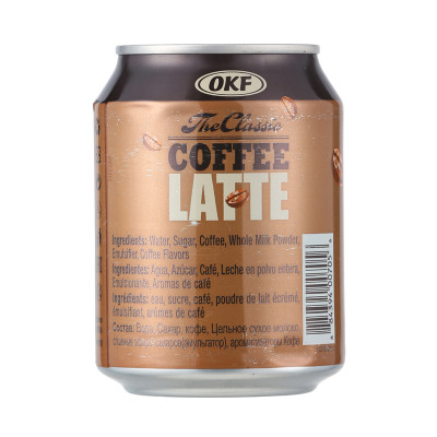 韩国进口 OKF拿铁咖啡味饮料 238ml/罐