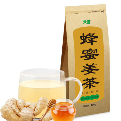 禾蓓 精选优质蜂蜜姜茶  10g*10袋/盒