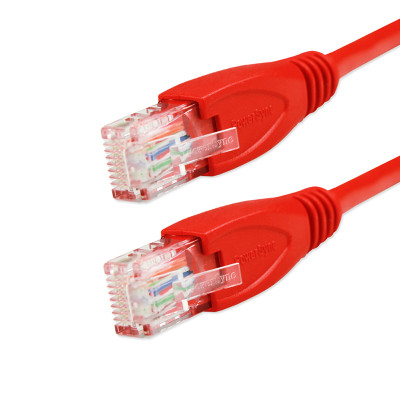 包尔星克（PowerSync）   ECL-C5五类交错式网线 Cat.5e电脑对电脑交叉式网线 5米 红色
