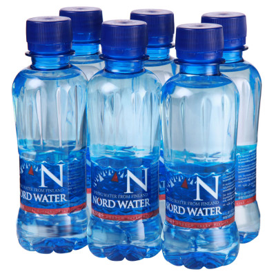 芬兰进口 诺德（NORD）天然饮用水 200ml*6瓶/组