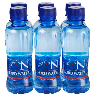 芬兰进口 诺德（NORD）天然饮用水 200ml*6瓶/组