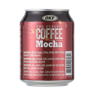 韩国进口 OKF摩卡咖啡味饮料 238ml/罐