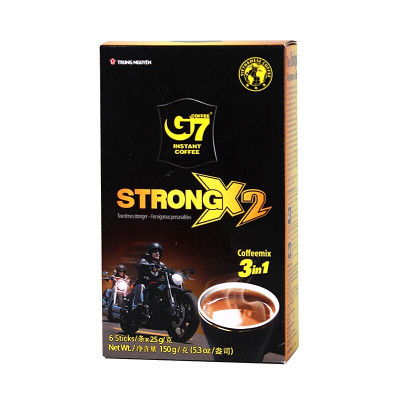 越南进口 中原G7 三合一咖啡固体咖啡饮料 150g/盒