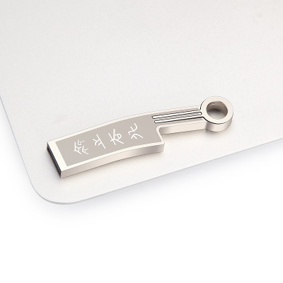 忆捷（EAGET） K60 USB3.0高速防水防尘防静电全金属 刀币U盘64G珍珠镍色